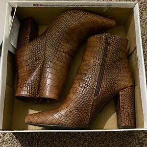 Brand new in box Bamboo booties. Size 8